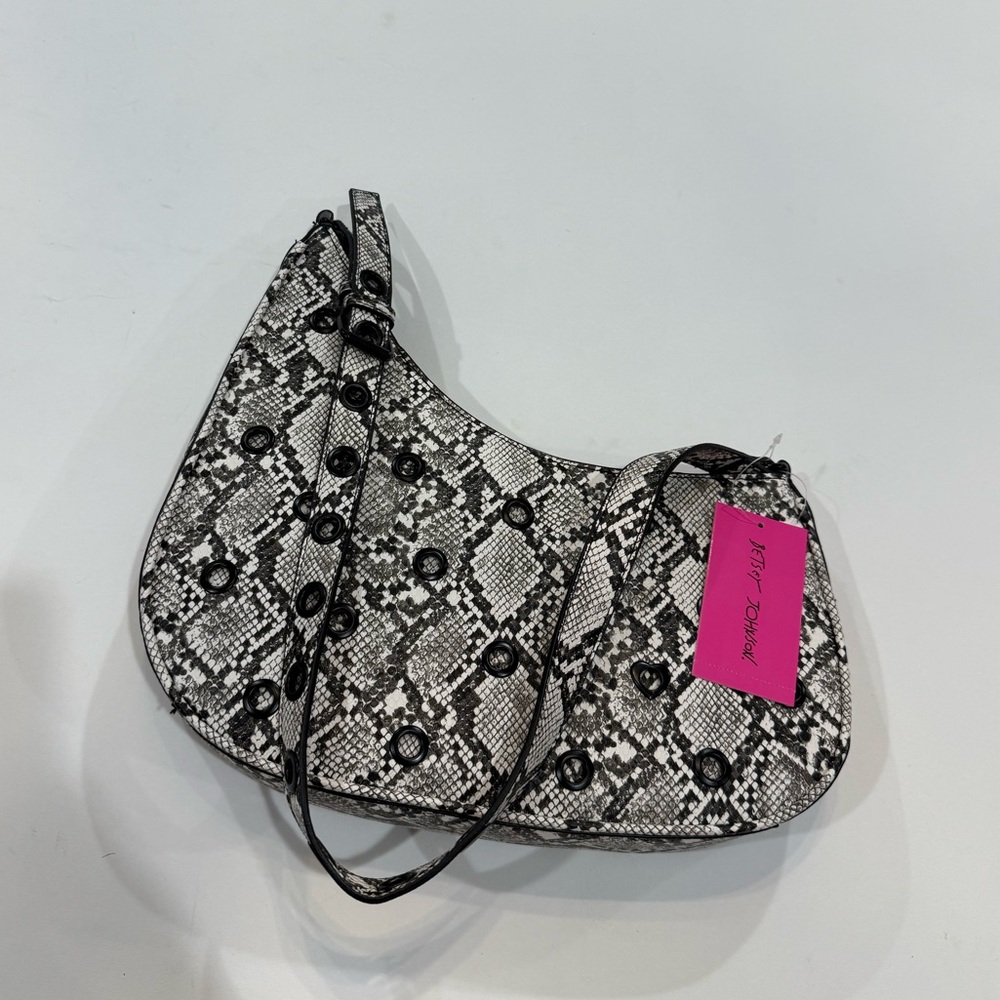 Betsey Johnson Python Shoulder Bag